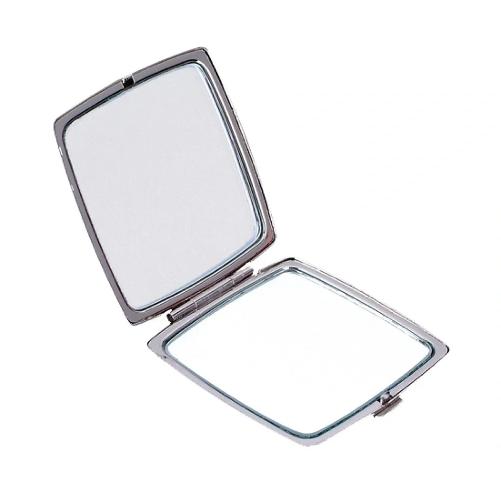 Navika LPGA Women's Golfer Swarovski Crystal Compact Mirror in Silver